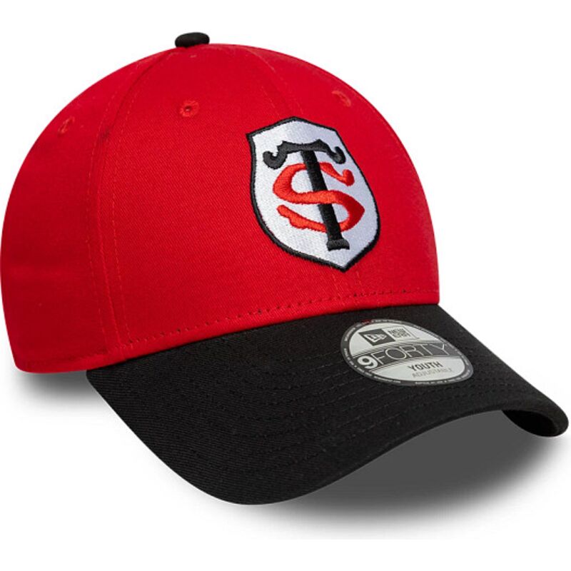 cepur-izliekta-sarkans-snapback-berniem-9forty-team-no-stade-toulousain-top-14-no-new-era
