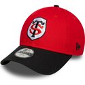 cepur-izliekta-sarkans-snapback-berniem-9forty-team-no-stade-toulousain-top-14-no-new-era