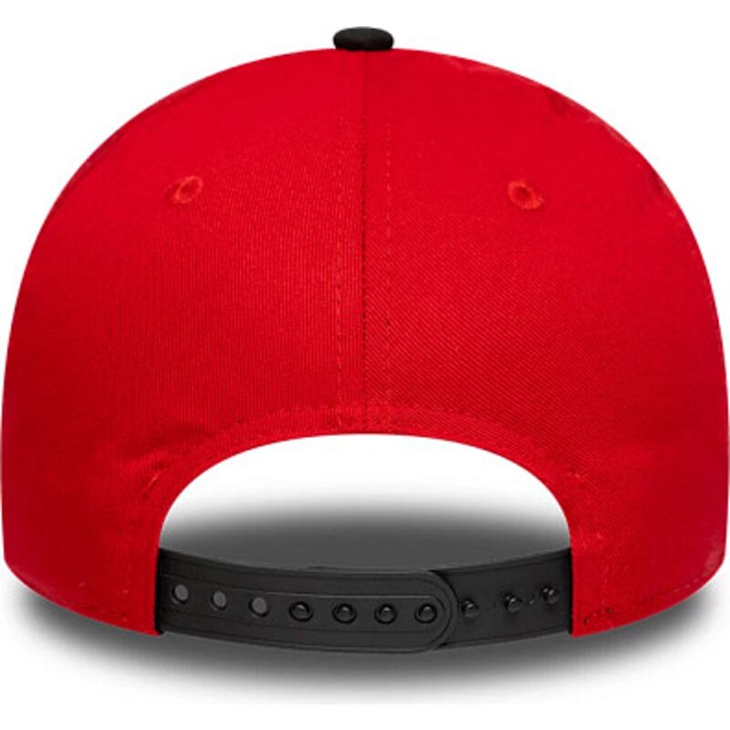 cepur-izliekta-sarkans-snapback-berniem-9forty-team-no-stade-toulousain-top-14-no-new-era