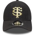 cepur-izliekta-peleks-snapback-9forty-m-crown-suede-no-stade-toulousain-top-14-no-new-era
