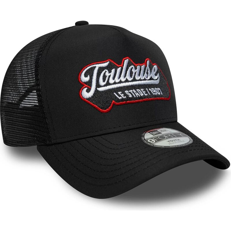 cepur-izliekta-truckeris-melns-snapback-berniem-e-frame-patch-no-stade-toulousain-no-new-era