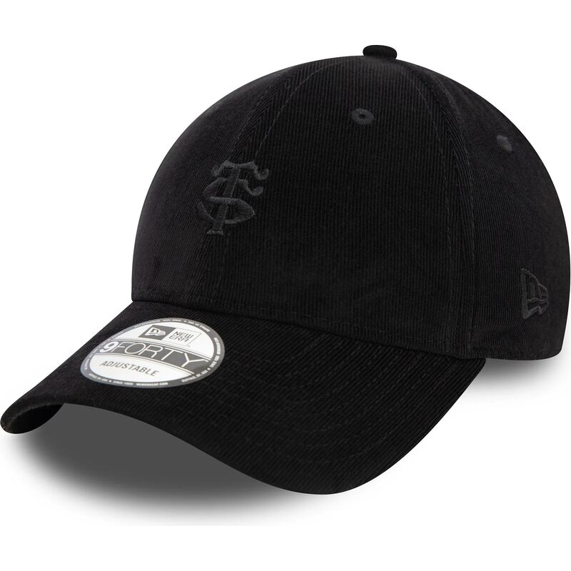cepur-izliekta-melns-regulejams-9forty-baby-cord-no-stade-toulousain-top-14-no-new-era