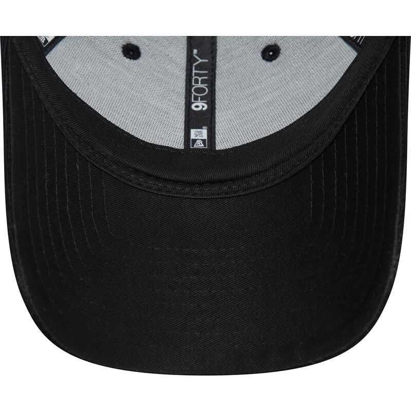 cepur-izliekta-melns-regulejams-9forty-baby-cord-no-stade-toulousain-top-14-no-new-era