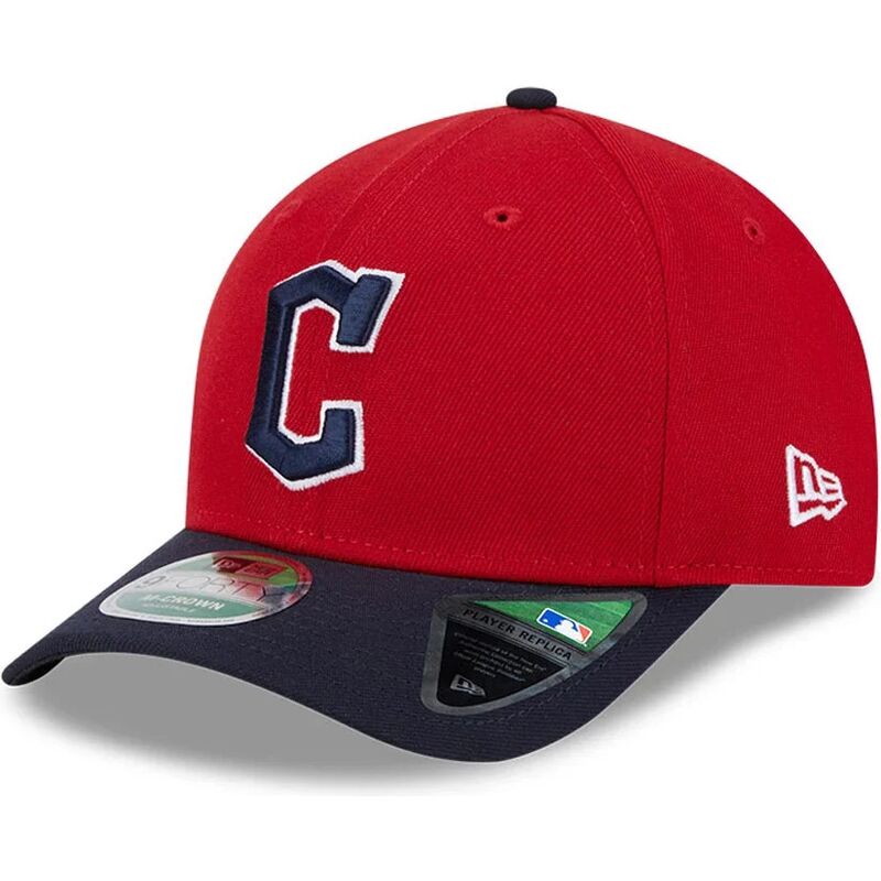 cepur-izliekta-sarkans-snapback-9forty-m-crown-player-replica-no-cleveland-guardians-mlb-no-new-era