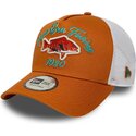 cepur-izliekta-truckeris-oranzs-snapback-a-frame-fishing-no-new-era