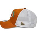 cepur-izliekta-truckeris-oranzs-snapback-a-frame-fishing-no-new-era