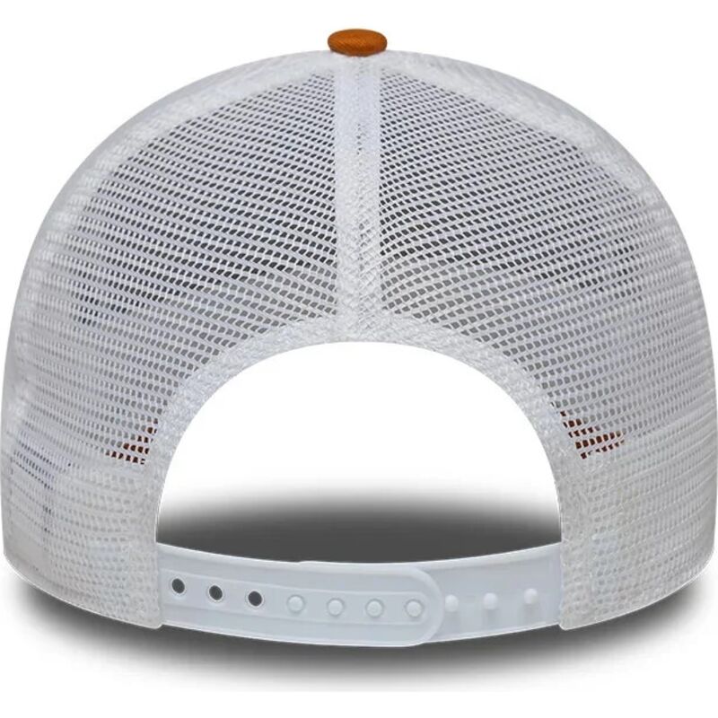 cepur-izliekta-truckeris-oranzs-snapback-a-frame-fishing-no-new-era