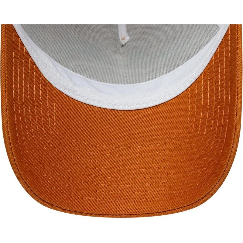cepur-izliekta-truckeris-oranzs-snapback-a-frame-fishing-no-new-era