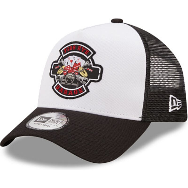 cepur-izliekta-truckeris-melns-snapback-a-frame-location-icon-no-pigs-eye-garage-no-new-era