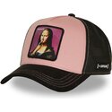 cepur-izliekta-truckeris-roza-snapback-acid-art1-monacid-mona-liza-slavenibas-no-capslab