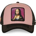 cepur-izliekta-truckeris-roza-snapback-acid-art1-monacid-mona-liza-slavenibas-no-capslab