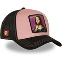 cepur-izliekta-truckeris-roza-snapback-acid-art1-monacid-mona-liza-slavenibas-no-capslab