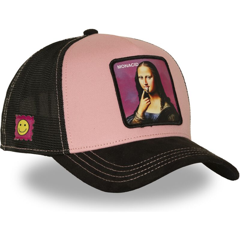 cepur-izliekta-truckeris-roza-snapback-acid-art1-monacid-mona-liza-slavenibas-no-capslab cepur-izliekta-truckeris-roza-snapback-acid-art1-monacid-mona-liza-slavenibas-no-capslab