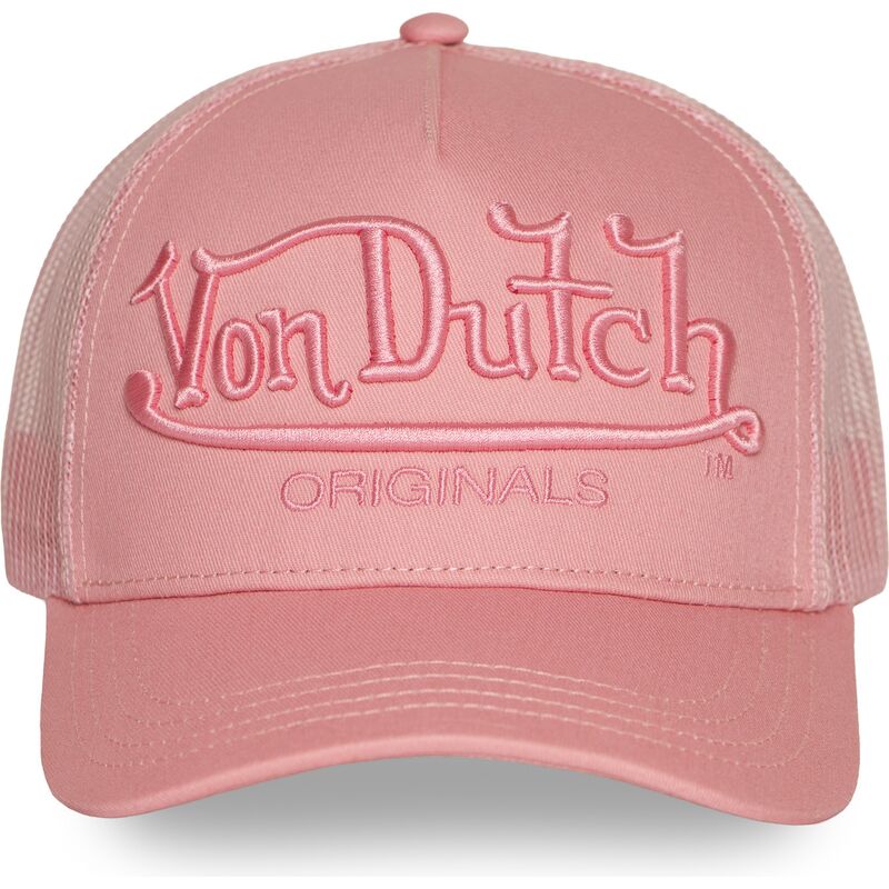 cepur-izliekta-truckeris-roza-snapback-emb05-no-von-dutch