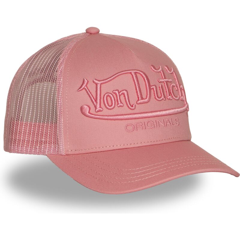 cepur-izliekta-truckeris-roza-snapback-emb05-no-von-dutch