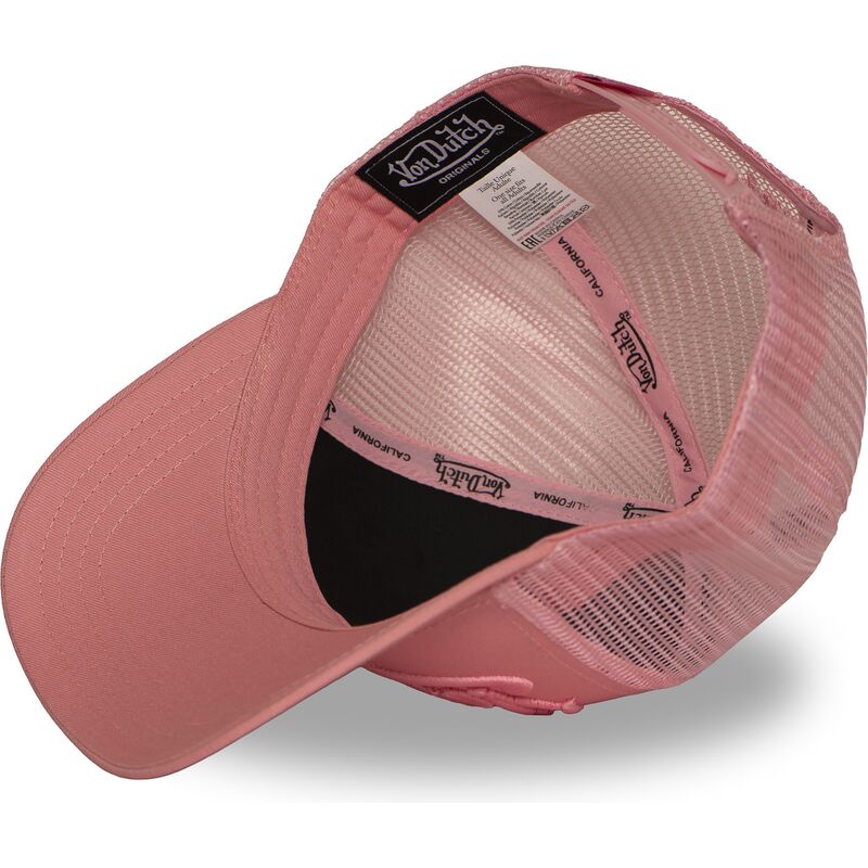 cepur-izliekta-truckeris-roza-snapback-emb05-no-von-dutch