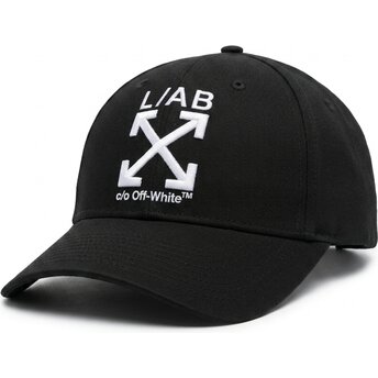 Cepur izliekta melns regulējams Clamp Arrows Twill no L/AB c/o Off-White™