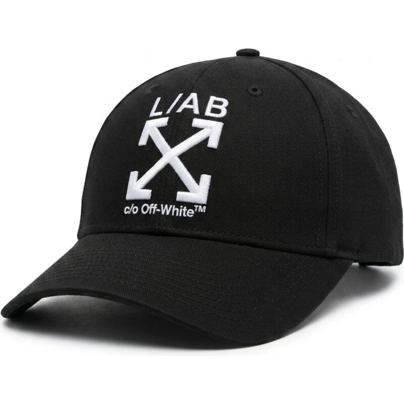 cepur-izliekta-melns-regulejams-clamp-arrows-twill-no-l-ab-c-o-off-white