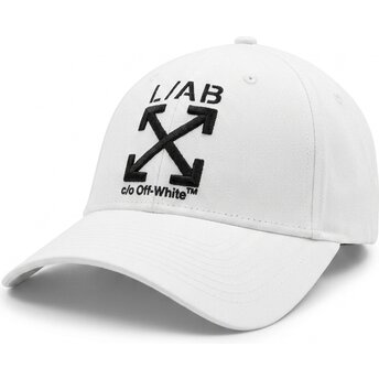 Cepur izliekta balts regulējams Clamp Arrows Twill no L/AB c/o Off-White™