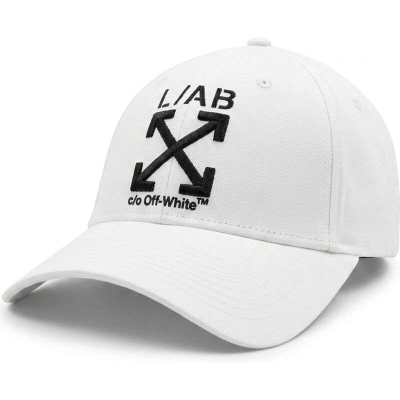 cepur-izliekta-balts-regulejams-clamp-arrows-twill-no-l-ab-c-o-off-white