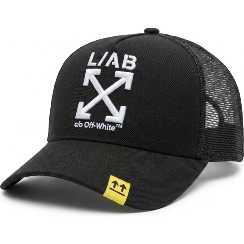 cepur-izliekta-truckeris-melns-snapback-clamp-arrows-no-l-ab-c-o-off-white