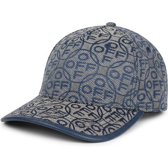 Cepur izliekta tumši zils regulējams Off Jacquard Canvas no L/AB c/o Off-White™