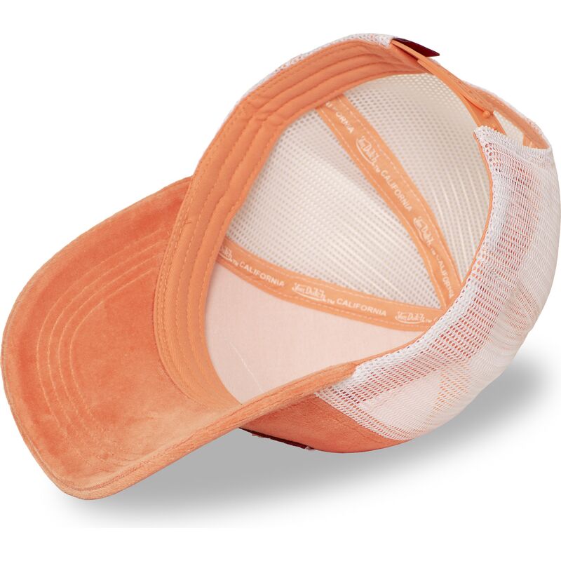 gorra-trucker-naranja-y-blanca-kylie-pe-de-von-dutch gorra-trucker-naranja-y-blanca-kylie-pe-de-von-dutch