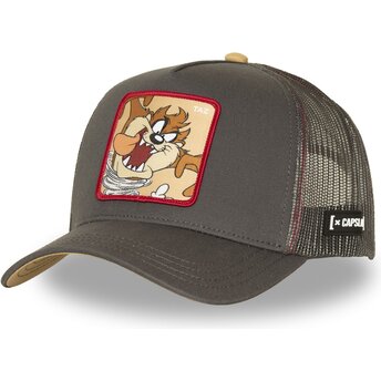 Cepur izliekta truckeris brūns snapback Tasmānijas velns Looney Tunes no Capslab
