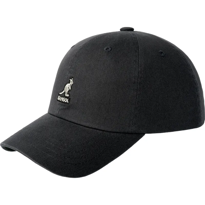 cepur-izliekta-melns-regulejams-washed-baseball-black-no-kangol
