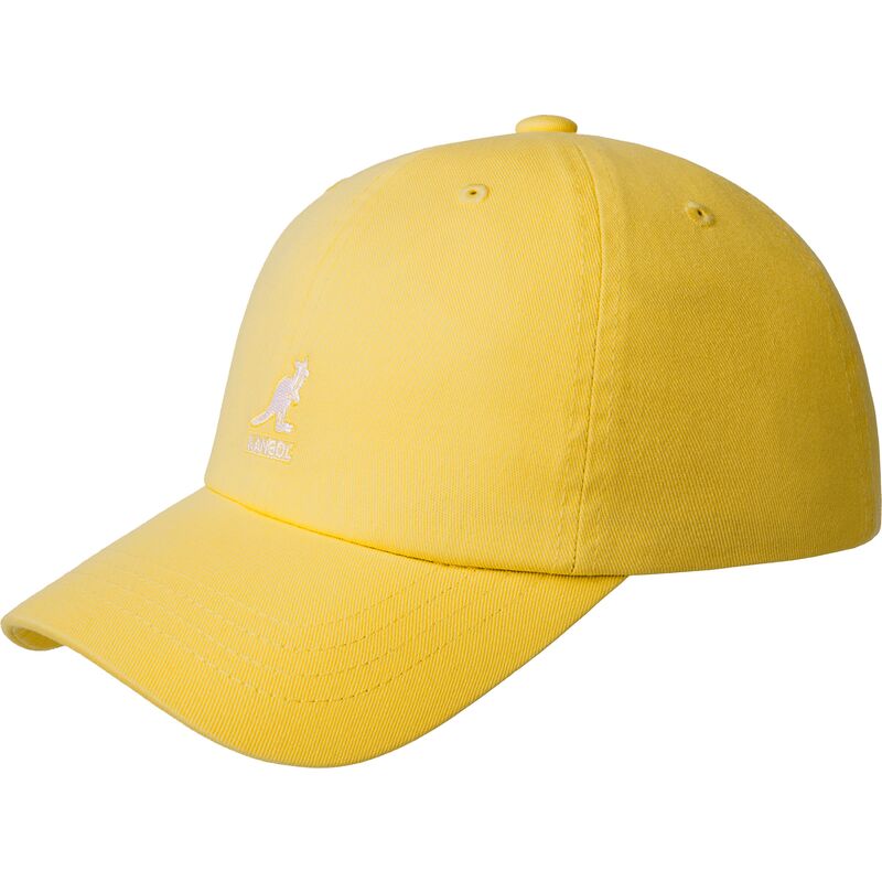 cepur-izliekta-dzeltens-regulejams-washed-baseball-lemon-sorbet-no-kangol