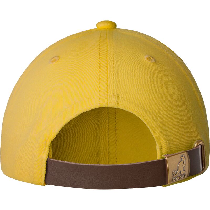cepur-izliekta-dzeltens-regulejams-washed-baseball-lemon-sorbet-no-kangol