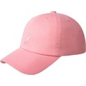 cepur-izliekta-roza-regulejams-washed-baseball-pepto-no-kangol