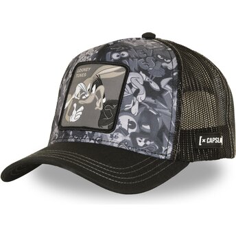 Cepur izliekta truckeris melns snapback LOO14 DUO Bakss...