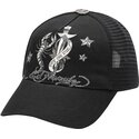 cepur-izliekta-truckeris-melns-snapback-dagger-scorpion-no-ed-hardy