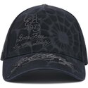 cepur-izliekta-melns-snapback-spiderweb-no-ed-hardy