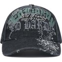 cepur-izliekta-melns-regulejams-distressed-floral-gothic-no-ed-hardy
