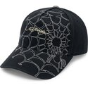 cepur-izliekta-melns-regulejams-spiderweb-no-ed-hardy