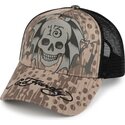 cepur-izliekta-truckeris-peleks-snapback-13-skull-no-ed-hardy