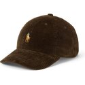 cepur-izliekta-bruns-regulejams-corduroy-no-polo-ralph-lauren