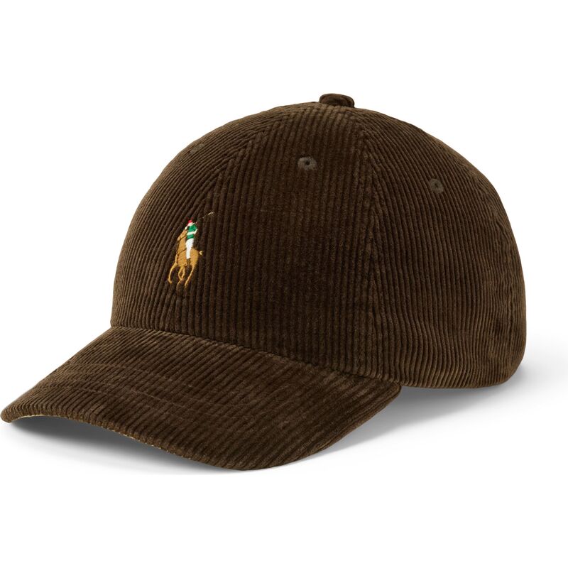 cepur-izliekta-bruns-regulejams-corduroy-no-polo-ralph-lauren