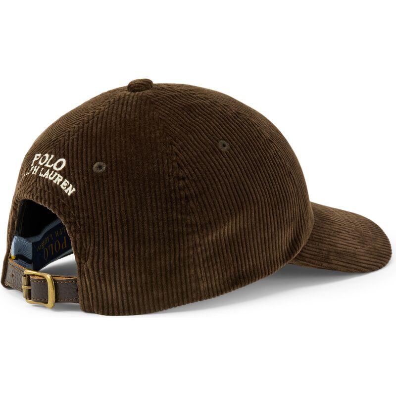 cepur-izliekta-bruns-regulejams-corduroy-no-polo-ralph-lauren