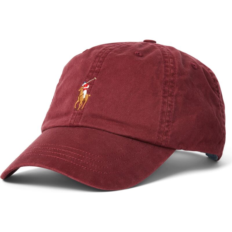 cepur-izliekta-sarkans-regulejams-classic-sport-rich-ruby-no-polo-ralph-lauren