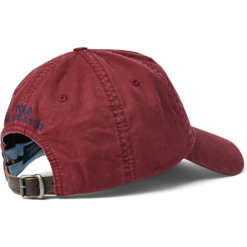 cepur-izliekta-sarkans-regulejams-classic-sport-rich-ruby-no-polo-ralph-lauren
