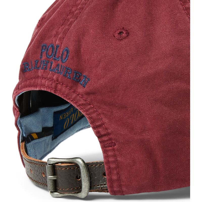 cepur-izliekta-sarkans-regulejams-classic-sport-rich-ruby-no-polo-ralph-lauren