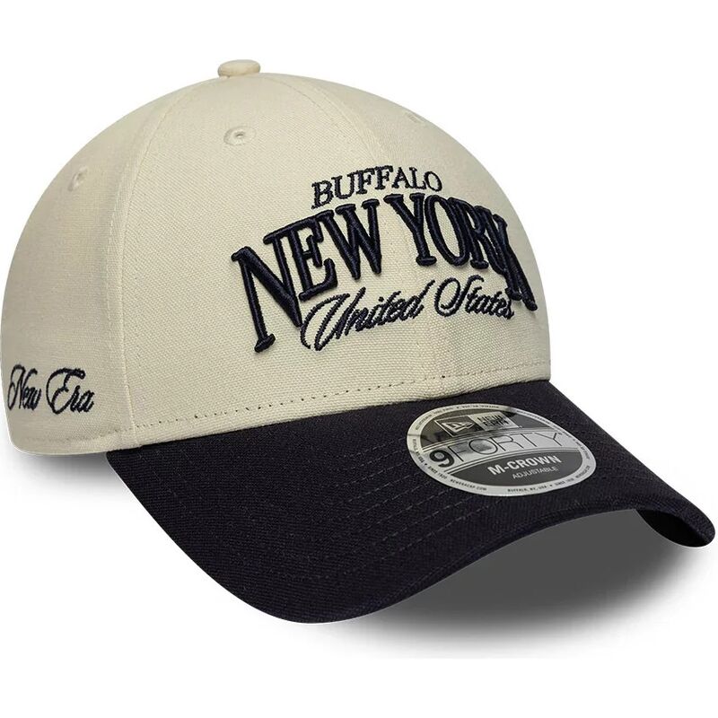cepur-izliekta-bess-regulejams-9forty-m-crown-wordmark-no-buffalo-new-york-no-new-era