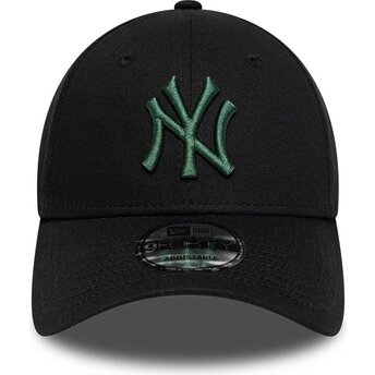 Cepur izliekta melns regulējams 9FORTY League Essential no New York Yankees MLB no New Era