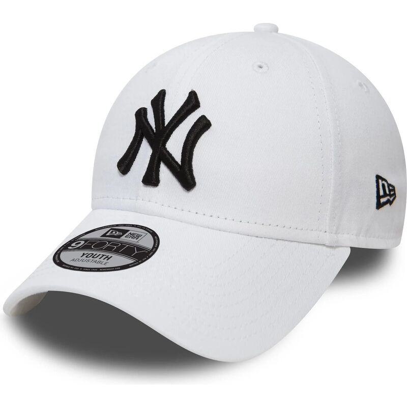 cepur-izliekta-balts-regulejams-berniem-9forty-league-essential-no-new-york-yankees-mlb-no-new-era