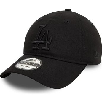 Cepur izliekta melns regulējams 9TWENTY League Essential no Los Angeles Dodgers MLB no New Era