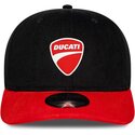 cepur-izliekta-melns-snapback-9seventy-stretch-snap-contrast-visor-no-ducati-motor-motogp-no-new-era