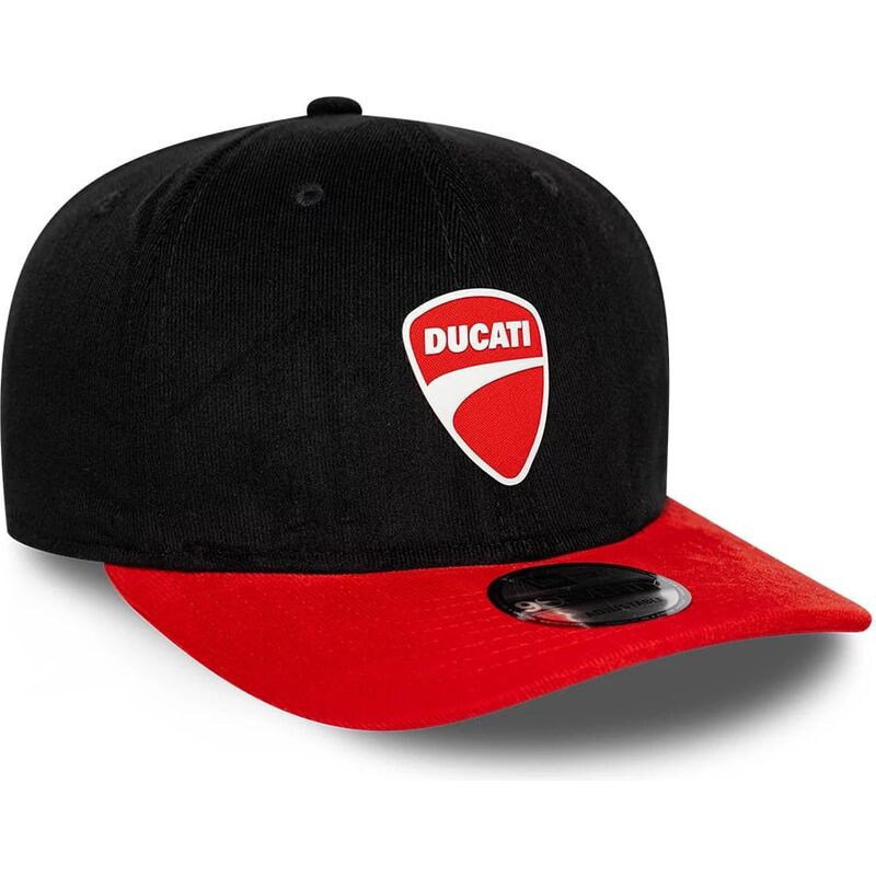 cepur-izliekta-melns-snapback-9seventy-stretch-snap-contrast-visor-no-ducati-motor-motogp-no-new-era